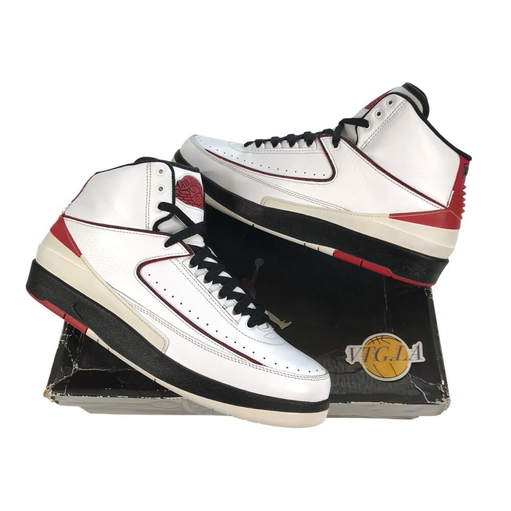Size 11 - Air Jordan 2 Retro QF 2010 Varsity Red White Nike II Travis 395709-101